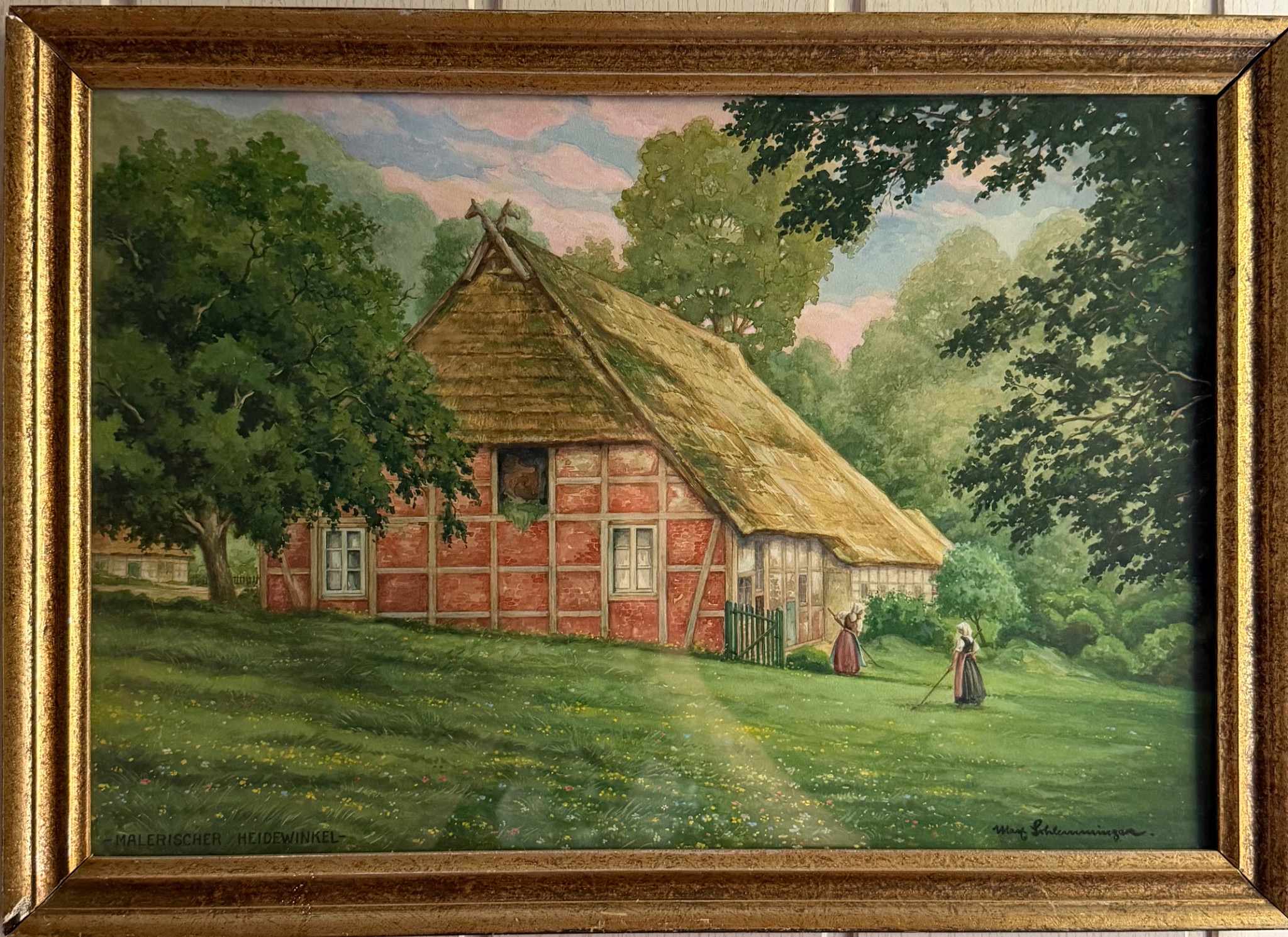 Malerischer Heidewinkel von Max Schlemminger